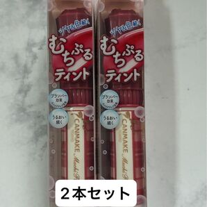 【おまけ付き】CANMAKE キャンメイク むちぷるティント05(フィグピューレ)2本セット