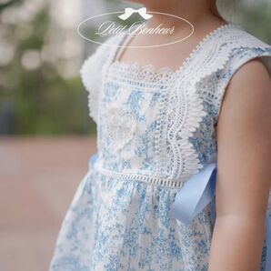 petitbonheur original Toile de Jouy dress 100