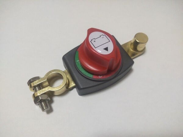バッテリースイッチ D端子仕様 1個 12V/24V キルスイッチ・メインスイッチ ボート/ヨット/小型船舶/漁船 12V-48V