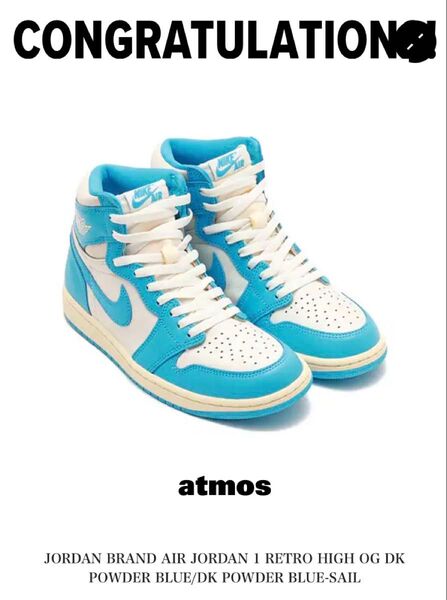 NIKE AIR JORDAN 1 High OG “UNC Reimagined“ エアジョーダン1 28.5cm