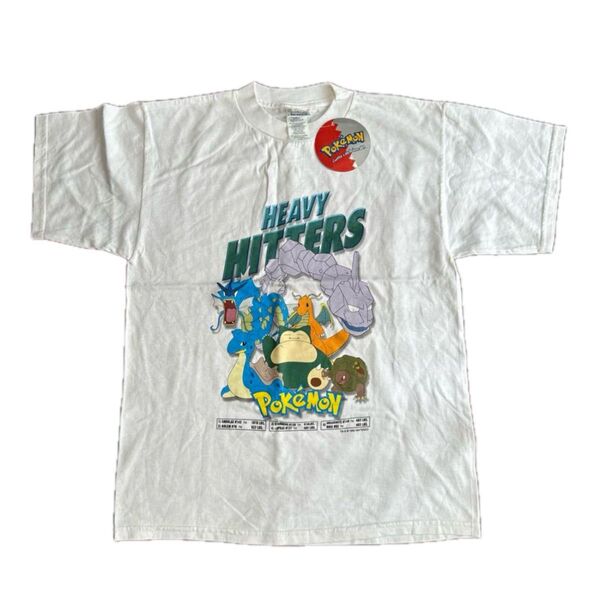新品タグ付き 90s ポケモン アニメTシャツ カビゴン イワーク US限定企画 デッドストック ヴィンテージTシャツ