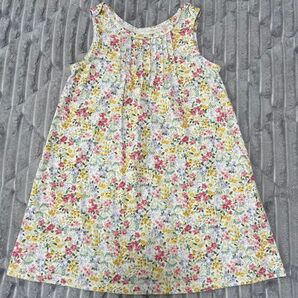 ユニクロ ワンピース エアリズム 花柄 ノースリーブ 90size