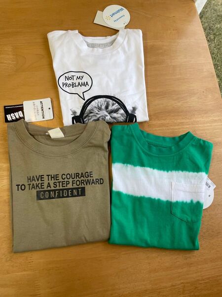 新品未使用 120cm Tシャツ 3枚セット