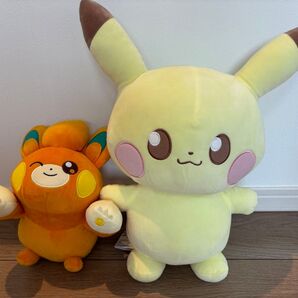 ポケピース めちゃもふぐっとぬいぐるみ Bigピカチュウ パモット