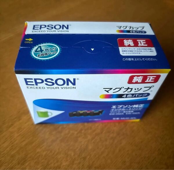 【新品/未使用】EPSON セイコーエプソン 純正 インクカートリッジ MUG-4CL(4色パック)マグカップ