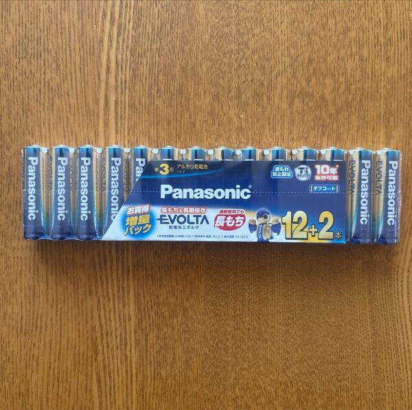 【新品/未使用】単3形 14本 パナソニック Panasonic エボルタ アルカリ乾電池