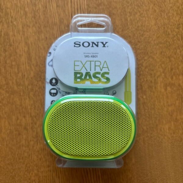 【新品/未開封】SONY ソニー ワイヤレスポータブルスピーカー SRS-XB01/G (グリーン)