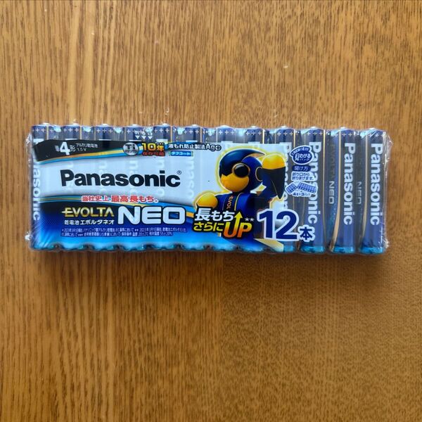 【新品/未使用】単4形 12本 パナソニック Panasonic エボルタネオ アルカリ乾電池 (使用推奨期限 2032年)