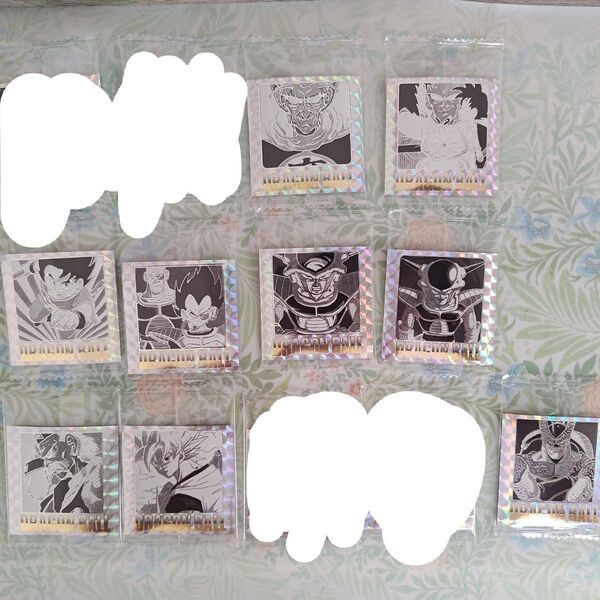 BANDAI ドラゴンボール40周年記念 オリジナルイラストレーションシール 9枚まとめ売り