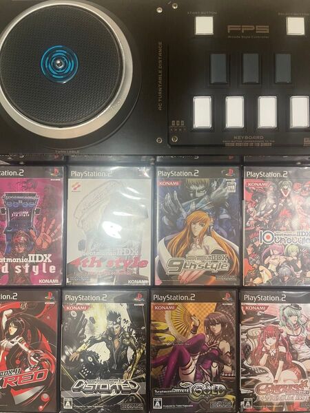 DJ DAO FPS EMPとPS2用beatmania IIDXソフト8本のセット DAOコン ビートマニア 弐寺