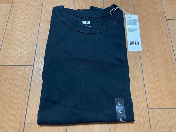 ユニクロ クルーネックTシャツ Black