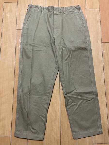 ユニクロ Uniqlo U ワイドフィットテーパードアンクルチノ Brown