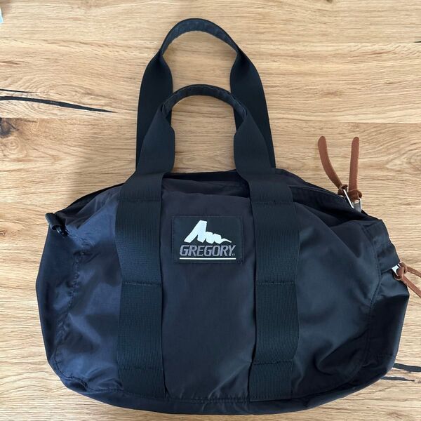 グレゴリー ボストンバッグ ダッフルバッグ 旧ロゴ ブラック 旧タグ GREGORY XS 黒