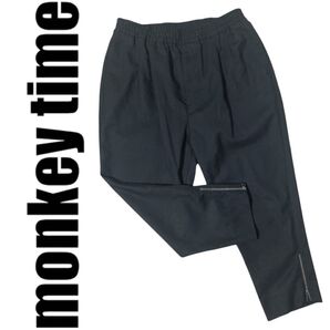 monkey time DROPPED ANKLE PANTS/アンクルパンツ