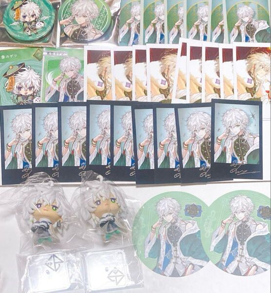 にじさんじ 叢雲カゲツ にじこっと チェキ風カード グリッター缶バッジ マスコットチャーム 特典 カード コースター