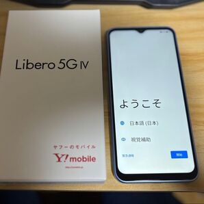 箱付き ZTE Libero 5G IV A302ZT Y!mobile ブルー6.6インチ 128GB/4GB リベロ5g