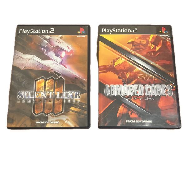 PS2 アーマードコア3 サイレントライン 2個セット