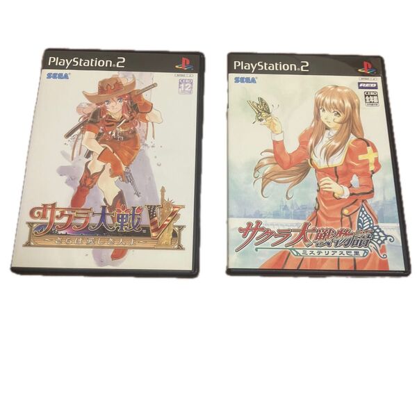 PS2 サクラ大戦V 〜さらば愛しき人よ〜 サクラ大戦物語 〜ミステリアス巴里〜 2本セット