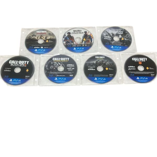 Call of Duty PS4 ゲームディスク7本セット