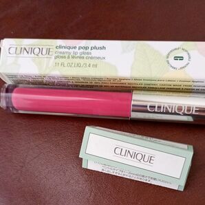新品未使用 CLINIQUE クリニーク ポップ リップ ブラッシュ ストロベリー 08 リップグロス コスメ