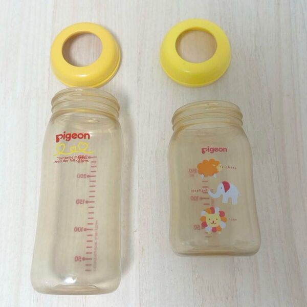 ピジョン 母乳実感 プラスチック製 哺乳瓶 2本