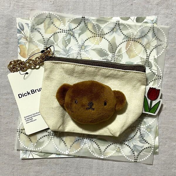 ミッフィー miffy BRUNA SMALL FACE マイクロ台形ポーチ ボリス