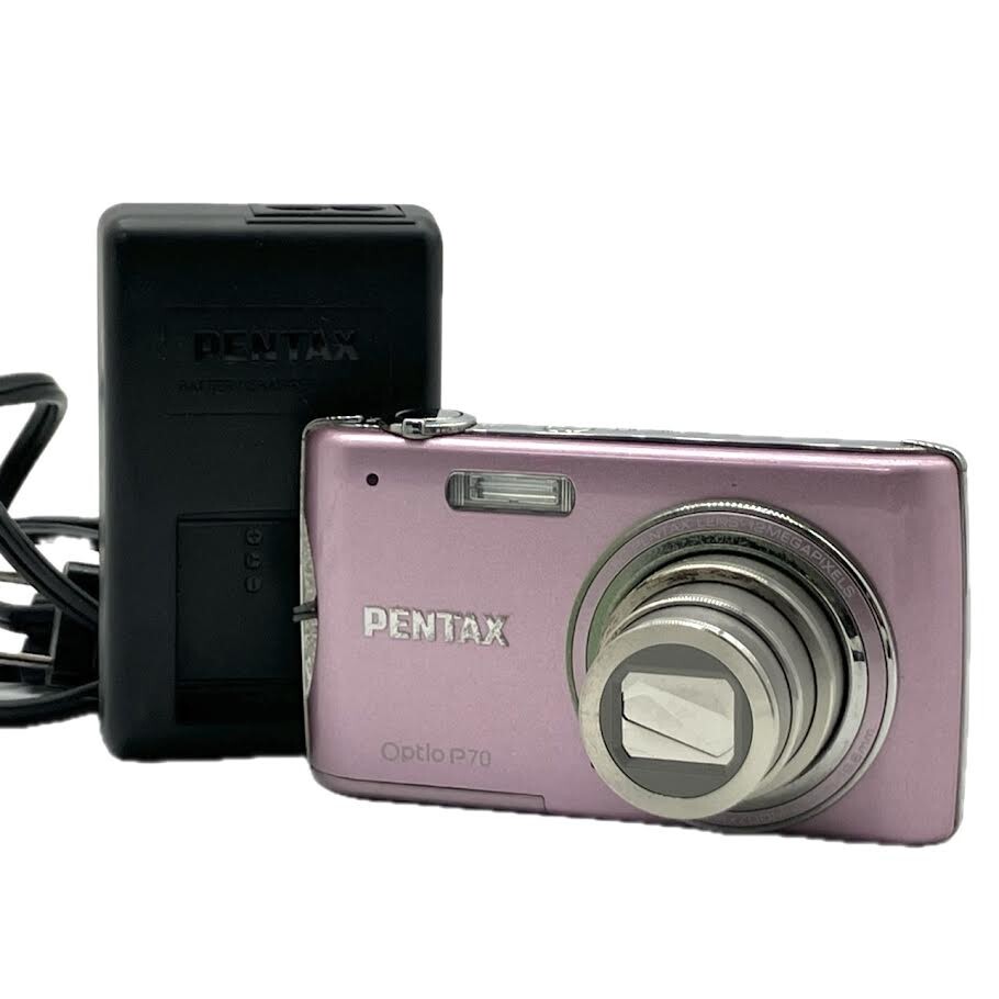 美品 PENTAX Optio P70 動作確認済 バッテリー付き Yahoo!オークション -「pentax optio p70」の落札相場・落札価格