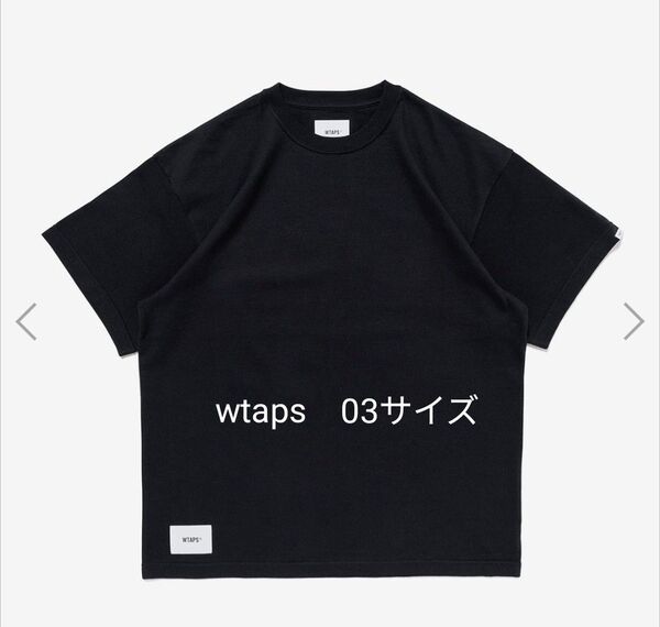 WTAPS ダブルタップス 25SS コレクション SIGN 01 / SS / COTTON Tシャツ 半袖 ブラック