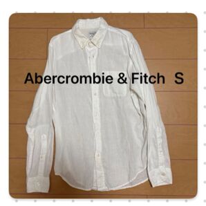 Abercrombie & Fitch Sサイズ 白シャツ メンズ
