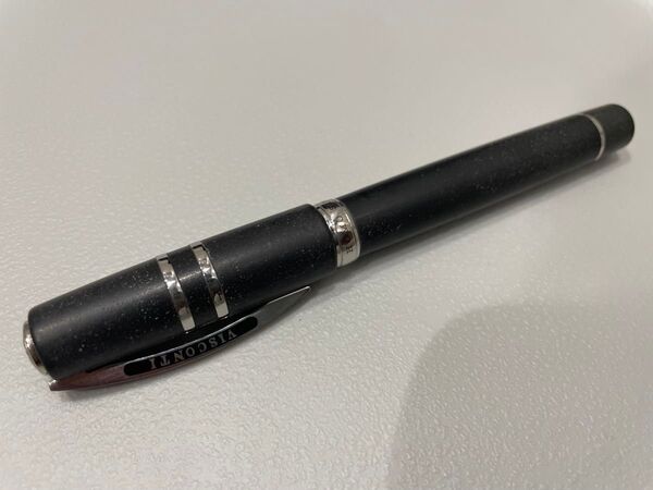 ヴィスコンティ VISCONTI 万年筆 ホモサピエンス ミディアム マリーンスティール パラジウムニブ F