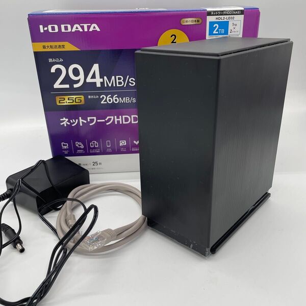 I-O DATA ネットワークHDD HDL2-LE02 2TB
