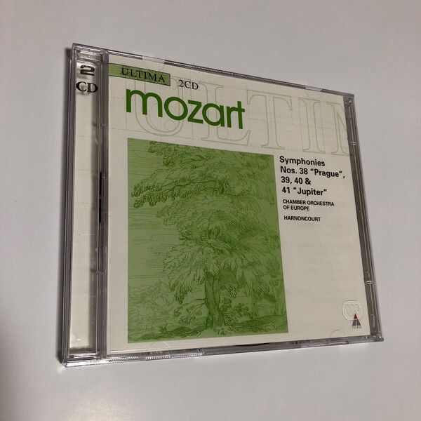 2CD)モーツァルト交響曲38番〜41番、アーノンクール&ヨーロッパ室内管弦楽団