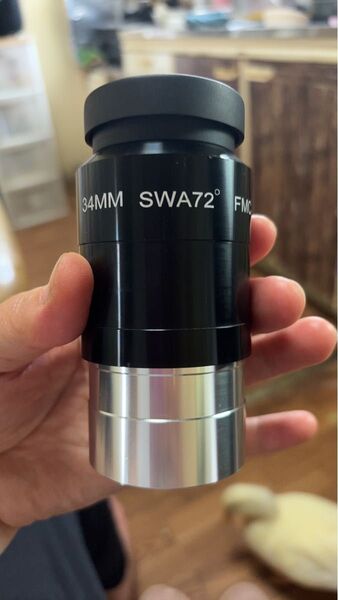 SVBONY 2インチ 接眼レンズ 34mm 72°超広角 天体望遠鏡アクセサリー 50.8mm径 31.7mmアダブター付き
