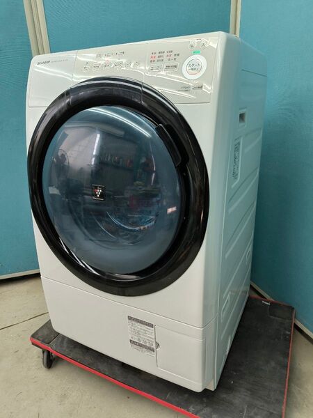20年製 シャープ マンションサイズ ドラム式洗濯乾燥機 洗濯・脱水容量7.0㎏/乾燥容量3.5kg ES-S7E-WL
