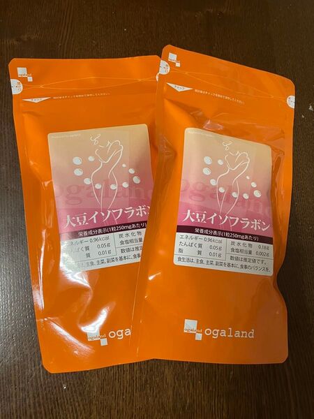 新品☆オーガランド 大豆イソフラボン サプリメント 6ヶ月分