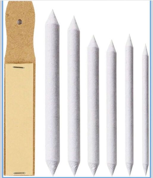 紙 擦筆 6本入り 6サイズ 紙ヤスリ サッピツ 鉛筆画 画材 美術