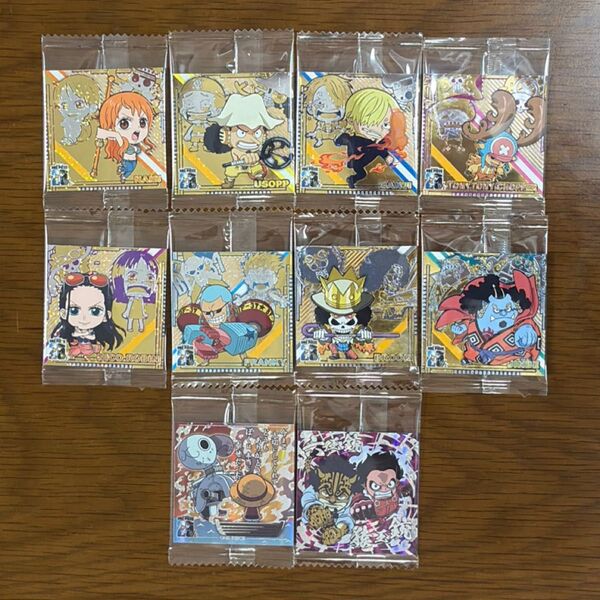 ワンピース にふぉるめーしょん 大海賊シールウエハース9 まとめ売り 合計10枚