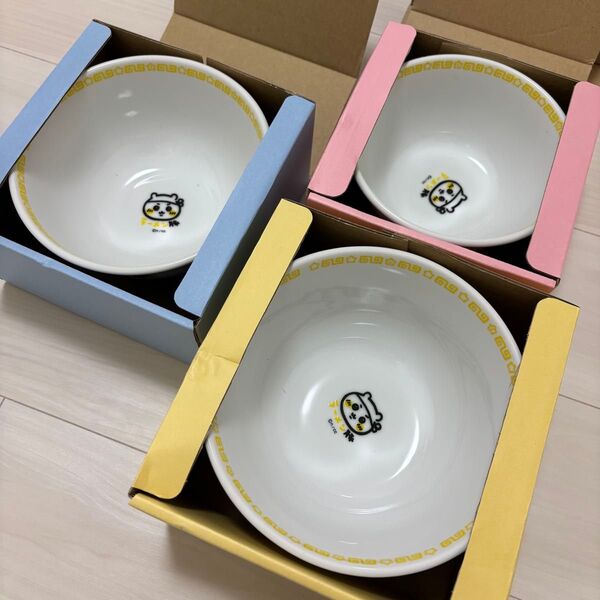 ちいかわラーメン豚 どんぶり 大 小 ミニ 3点セット ハチワレ うさぎ 新品