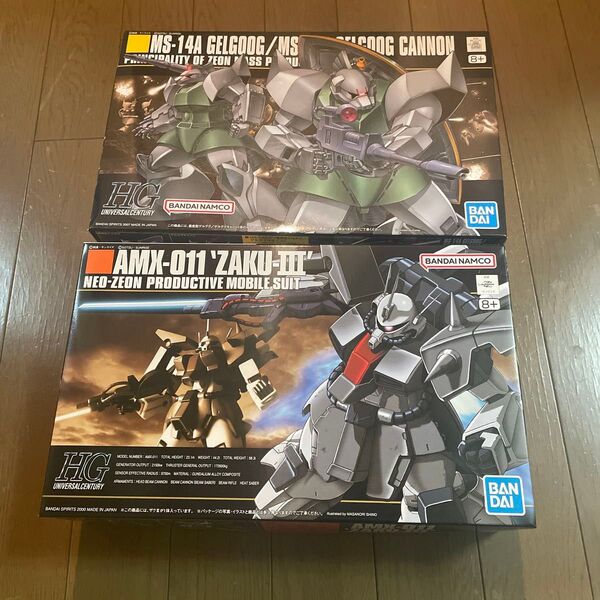HGUC 量産型ゲルググ ザクⅢ セット