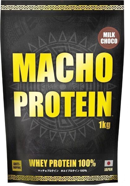 MACHO PROTEIN(マッチョプロテイン) ホエイプロテイン WPC 1kg ミルクチョコ味 本格チョコレート
