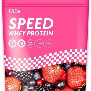 Wellni ウェルニ SPEED ホエイ プロテイン 1kg ベリー ビタミン11種配合 国内製造