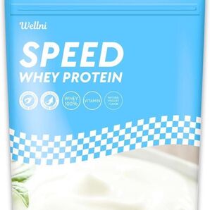 ヨーグルト Wellni ウェルニ SPEED ホエイ プロテイン 1kg ビタミン11種配合 国内製造
