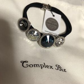 最終値下げ Complex Biz レディアリーストーン ポニー スワロフスキー ヘアゴム