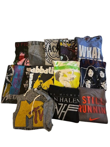 激安!最終価格!バンドTシャツなど ロックテイスト トップス まとめ売り 12枚 古着 ビンテージ