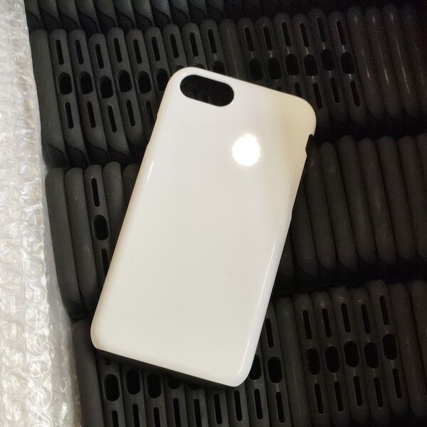 3D全面昇華熱転写用 部材 iPhone用衝撃吸収タフケース 7/8/SE 130個 韓国製造韓国塗装 光沢塗装 グロスコート