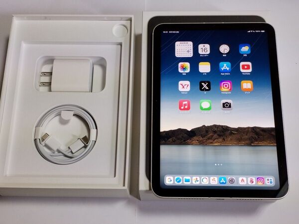 iPad mini 第6世代 256GB Wi-Fi+Cellular スターライト 国内版SIMフリー