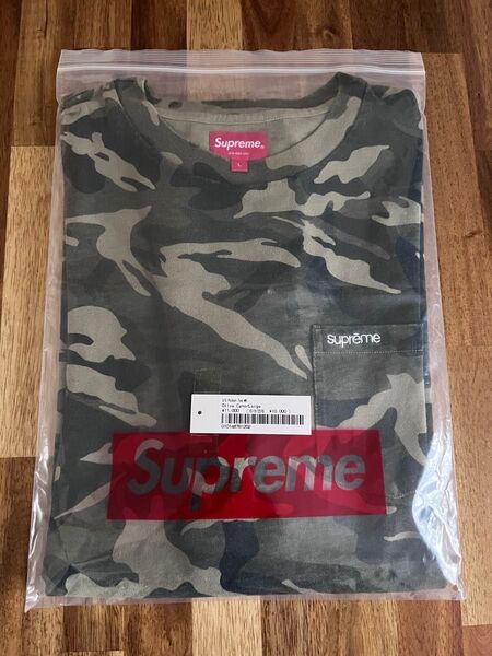 Supreme 2023SS S/S Pocket Tee Olive Camo Lサイズ