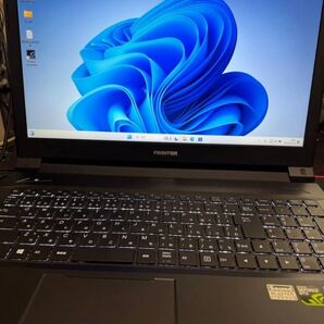 ゲーミングノートパソコン FRONTIER i7 GTX1050Ti SSD+HDD ゲーミングPC