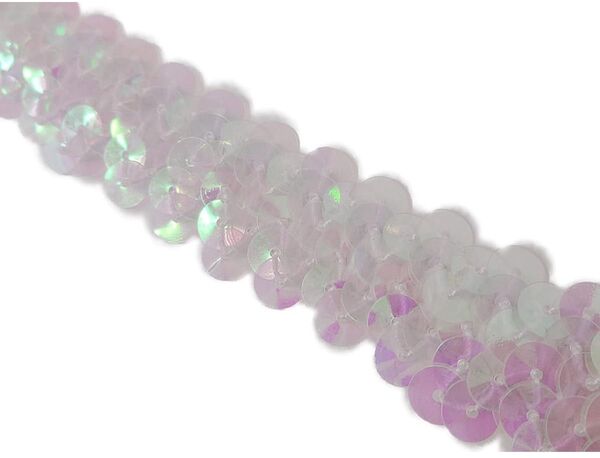 手芸用スパンコールブレード 白色(ホワイト)幅2cm×2m巻き