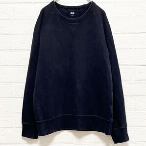【UNIQLO】ユニクロ 長袖 スウェット トレーナー プルオーバー Sサイズ